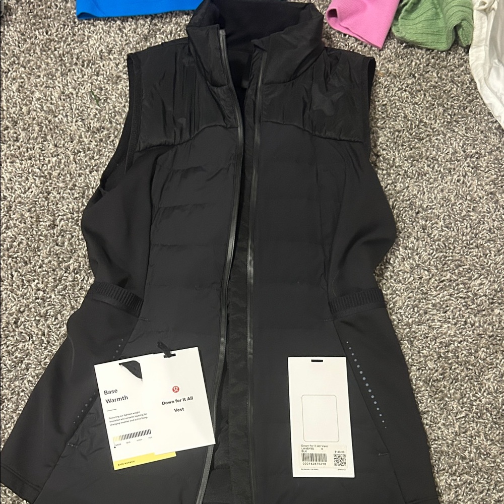 Lululemon Athletica Black Vest